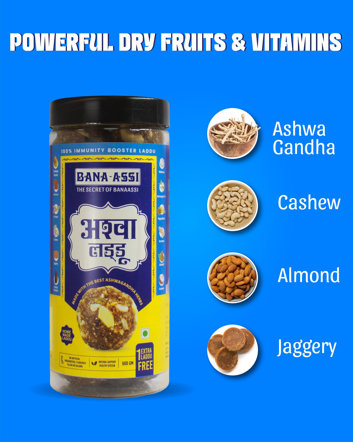 Ashwa Laddu 500gm